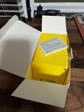** Box of 40 3.5" 1.44MB Floppy Disks Yellow w/Labels