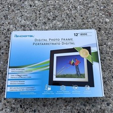 Pandigital Digital LCD 12" Photo Frame Remote PAN1201W01 1024x768 HD Brand New