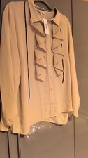 Monaco blue Bluse taupe Neu Gr. 50