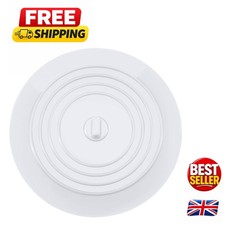 Universal Silicone Drain Stopper: Leak-Proof and Odor-Blocking Solution, 6 Inch