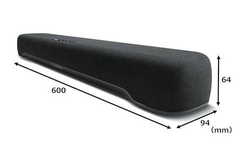 YAMAHA SR-C20A Compact Soundbar 60cm Bluetooth Speaker TV PC Game Black - Afbeelding 2 van 7