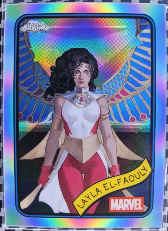 2025 Topps Chrome Marvel Layla El Faouly Refractor