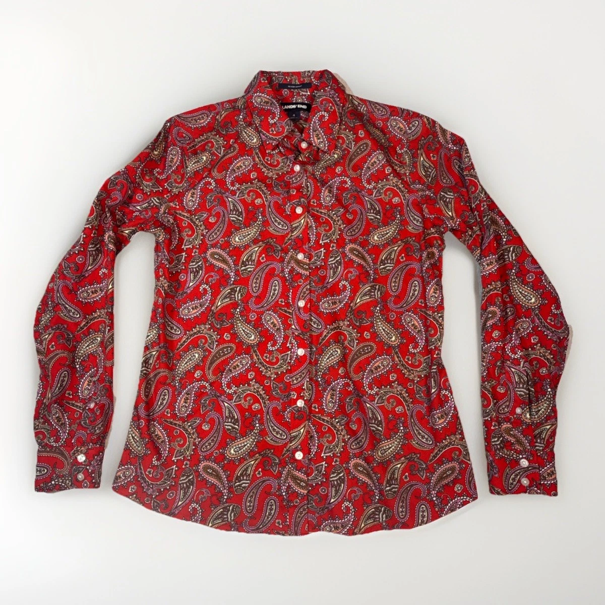 Lands' End Cotton Paisley Regular Size Tops for Women for sale | eBay