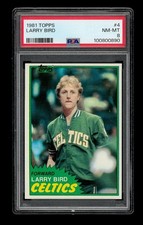 1981-82 Topps Set-Break #  4 Larry Bird PSA 8 NM-MT