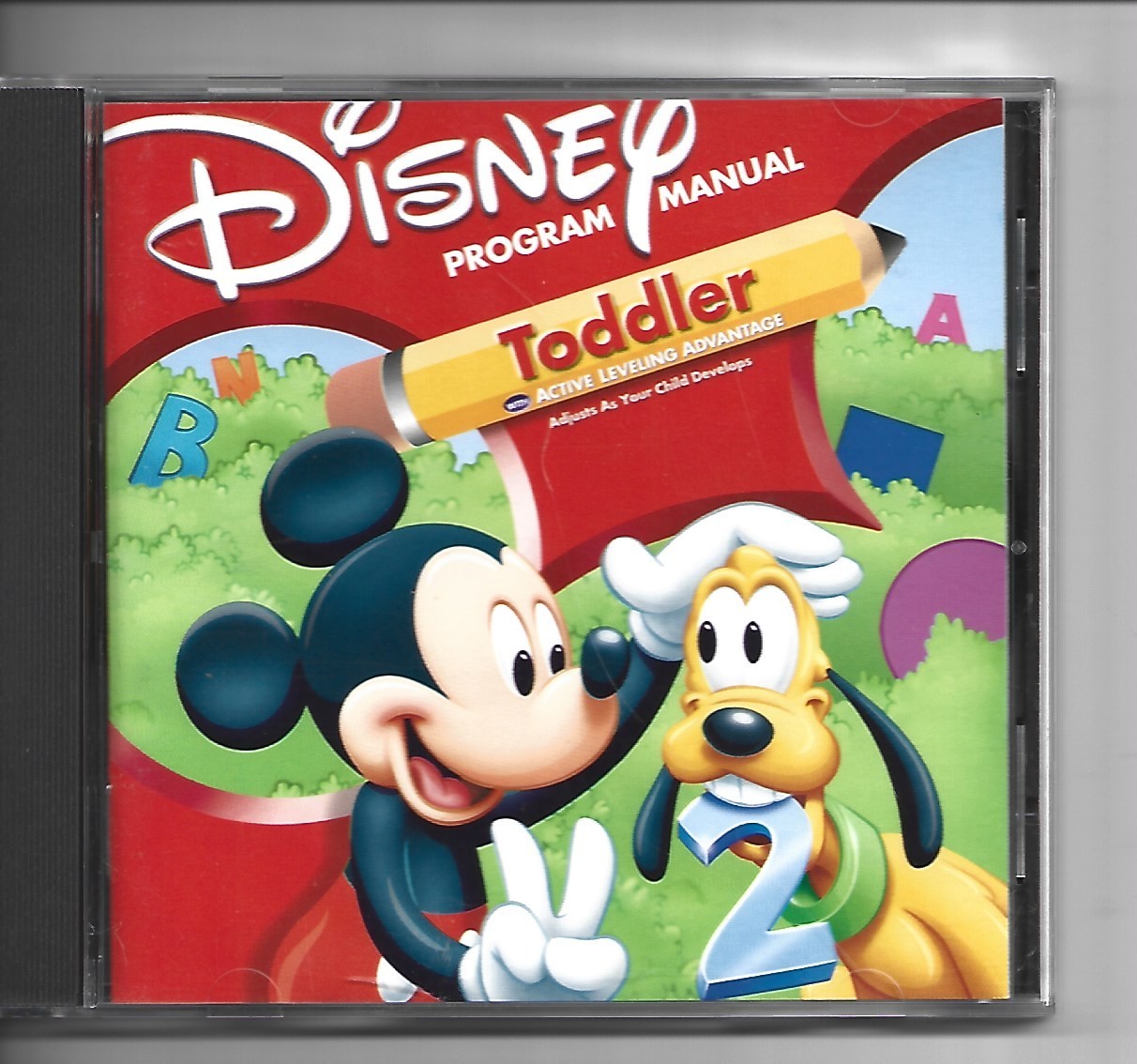 DISNEY MICKEY MOUSE TODDLER CD-ROM  COMPLETE CD, CASE, BOOKLET