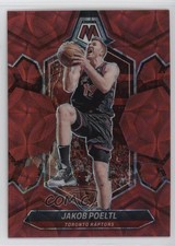 2023-24 Panini Mosaic International Red Prizm 14/75 Jakob Poeltl #116 1t4l