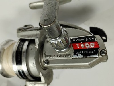 Vintage Olympic VS 1500 fishing reel, made in Japan, Convertible