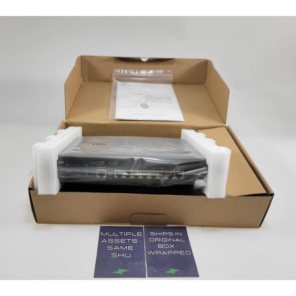 TP-LINK TL-SG3210 Gigabit 8-Port Managed Switch - New in Box - Image 2 of 2