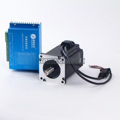 NEW HBS86H Hybrid Servo Driver + 86HSM85-E1 Stepper Servo Closed Loop Motor