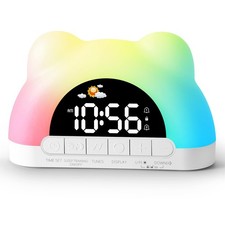 Kids Alarm Clock, Ok to Wake Alarm Clock for Kids, Toddlers Sleep Training Cl...