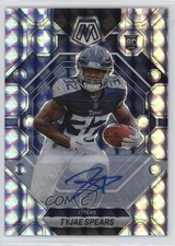 2023 Panini Mosaic Rookies Mosaic Prizm Auto Tyjae Spears #369 Auto 10qe