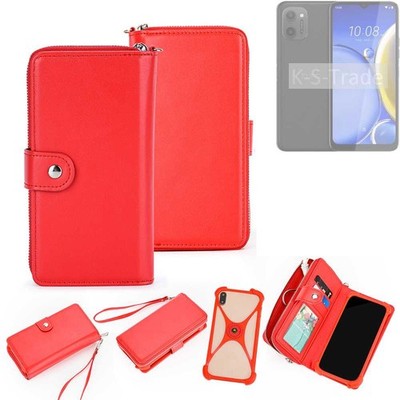 2in1 Hülle Portemonnee für HTC Wildfire E Plus Schutzhülle Case Handyhülle r