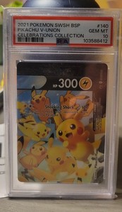 Pikachu V Union Psa 10 | eBay
