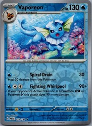 Vaporeon 022/131 SV: Prismatic Evolutions Reverse Holo