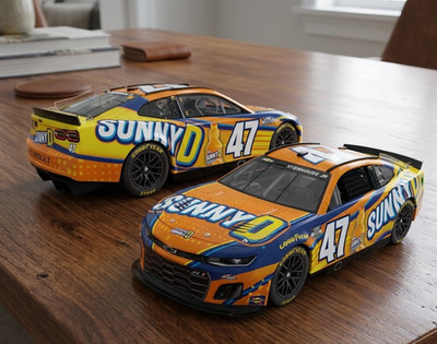 Action Racing 2025 #47 SunnyD 1:24 Diecast Camaro ZL1 Ricky Stenhouse Jr