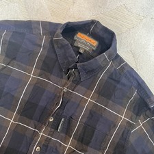 Ball and Buck The Scout Shirt Blue Mens M Plaid Button Up Long Sleeve USA Made