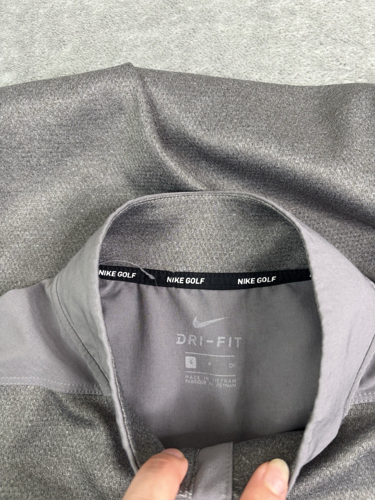 SACAI X NIKE USC Trojans Nike Golf 1 4 Zip Pullover Giacca Uomo Taglia S Grigio