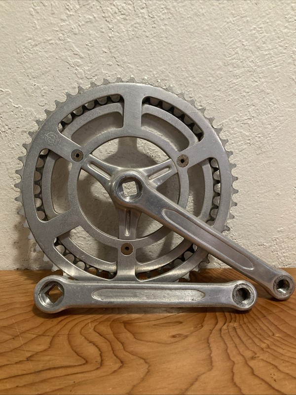 Vintage TA Professional Crank Set 170 mm 3 Arm France 52/44