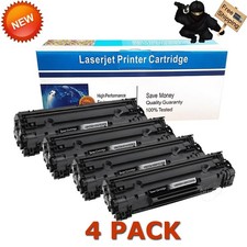 4PKs Toner for HP CE285A 85A LaserJet Pro P1102 P1102w M1212nf M1217nfw Printer