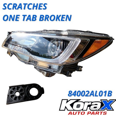 #ad 2015 2017 SUBARU LEGACY OUTBACK HEADLAMP ASSY LEFT DAMAGE NEW OEM 84002AL01B $420.68