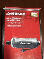 Husky H4220 14 In Straight Air Die Grinder Pneumatic Tool W Wrenches Guide