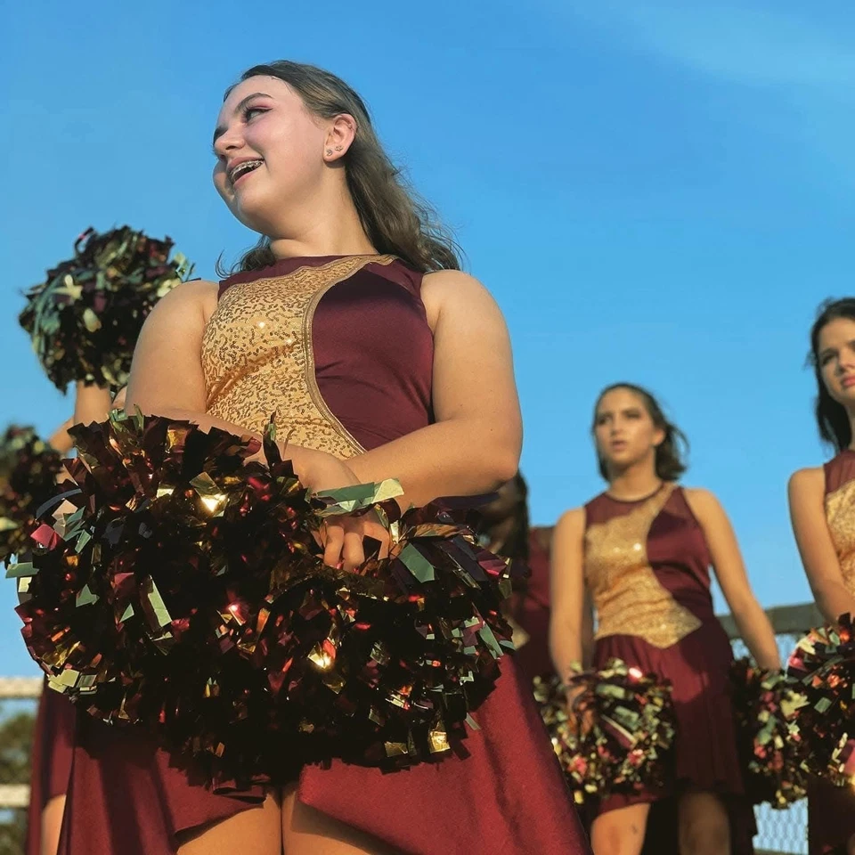 Disfraz de Halloween Algy Colorguard, Majorette, Bandera Niña Múltiples Tallas AM-A3XL Foto 4 de 4