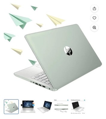 NEW HP - 14'' Laptop - Intel Processor N150 - 4GB Memory - 128GB UFS Windows 11 S