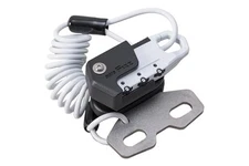 TANAX Motorcycle Anti-Theft Helmet Wire Lock Handlebar Clamp Mount Coil White