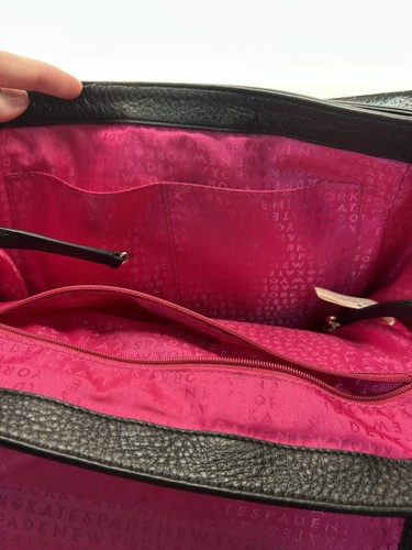 Kate Spade "Wellesley Place Laurel" Schultertasche - schwarz & cremeweiß ~ abnehmbarer Riemen - Bild 15 von 17