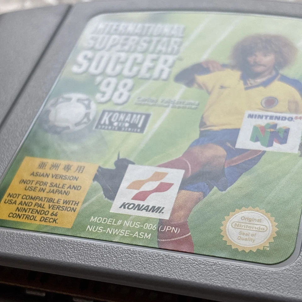NEW GEM Asian Version Variant International Superstar Soccer 98 Nintendo 64 N64 - Image 3 of 4