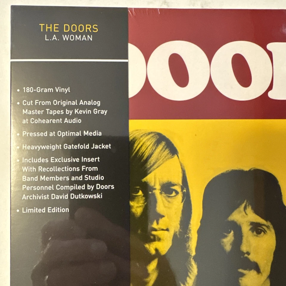 THE DOORS L.A. WOMAN RHINO HIGH FIDELITY LP SEALED 180 GRAM AUDIOPHILE MINT - Image 2 of 3