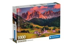 Clementoni Puzzle 1000 Teile Zauberhafte Dolomiten 69 x 50 cm+ Poster Inclusive