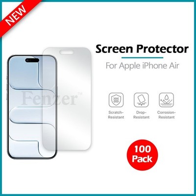 100-Pack LCD Ultra Clear HD Screen Shield Protector for Apple iPhone 17 Air