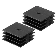 Rectifier Diode Radiator, 2 Pcs Bridge Rectifier Diodes Radiator, Black