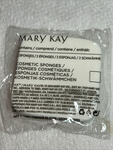 Mary Kay Kosmetikschwämme ~ 1 Packung mit 2 Schwämmen ~ 134452 ~ versiegelt! - Bild 1 von 1