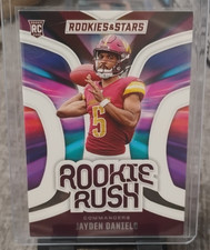 Panini 2024 Rookies & Stars Rookie Rush Jayden Daniels #RR-JDS Commanders RC