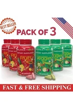 3 Pack, 270  Fruits and 270 Veggies Whole Food Supplement with Superfood |