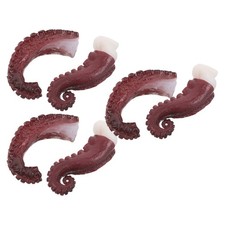 6 Pcs Octopus Decorations for Home Fake Tentacles Models Kitchen Food Toys