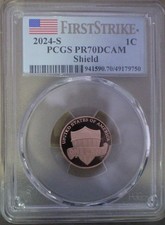 2024 S PCGS 70 RD DCAM FIRST STRIKE Proof Lincoln Cent - Relatively Low Mintage