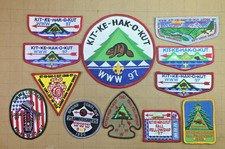 BOY SCOUT KIT-KE-HAK-O-KUT WWW LODGE 97 JACKET PATCH FLAPS CONCLAVE FALL FELLOW