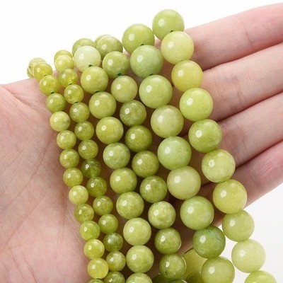 Natural Gemstone Round Spacer Loose Beads Jewelry Making 4mm 6mm 8mm 10mm 12mm
