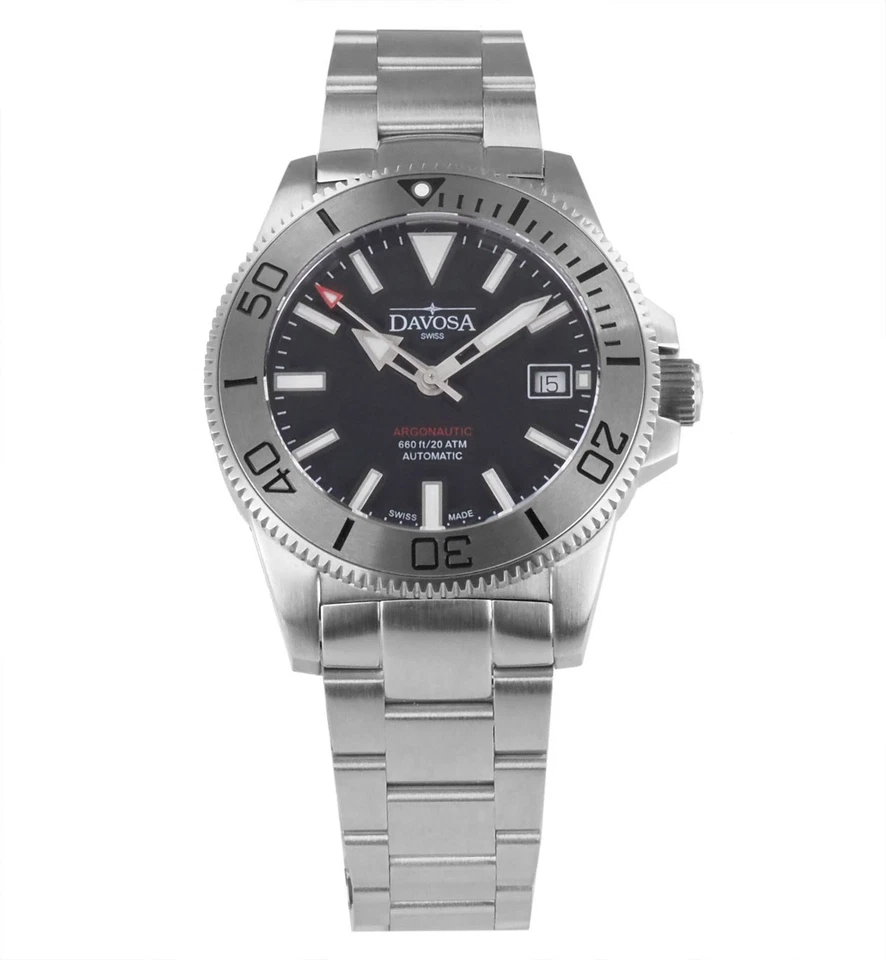 Davosa 39,5 mm Ø Herren Uhr  Argonautic 39 BS  Automatik   161.532.20 Neu OVP - Bild 4 von 4