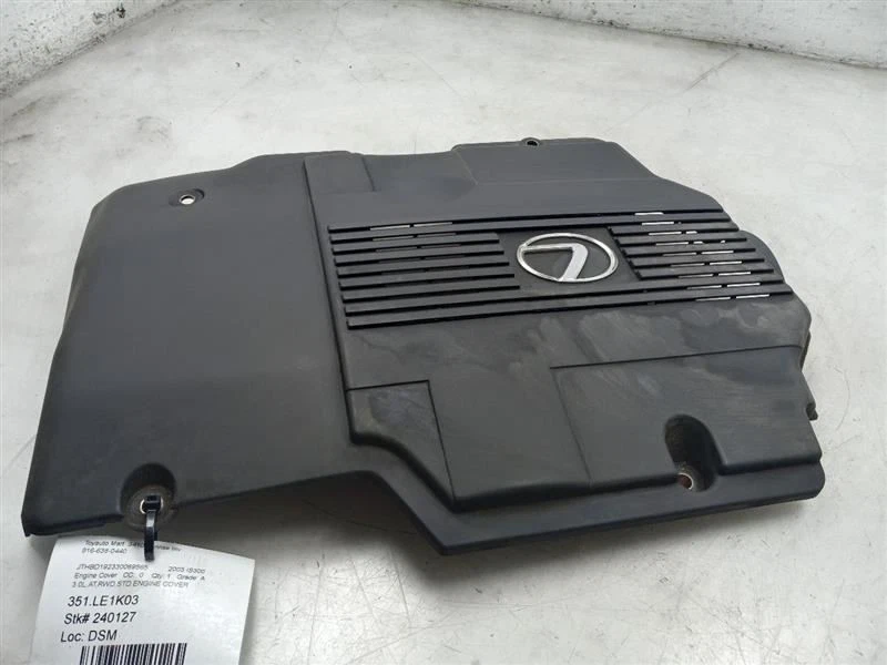 Lexus IS300 2003 3,0 L 6 cilindros cubierta del motor Foto 3 de 4