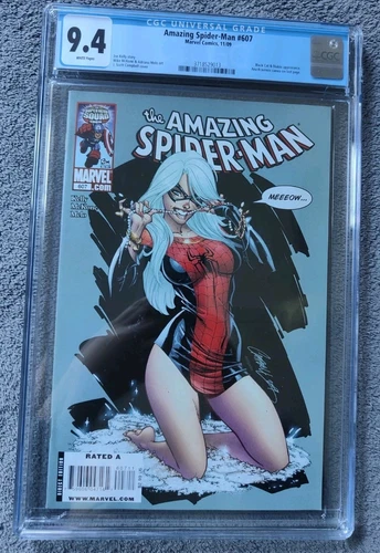 AMAZING SPIDER-MAN #607 CGC 9.4 NEAR MINT AND WHITE PAGES 24-504