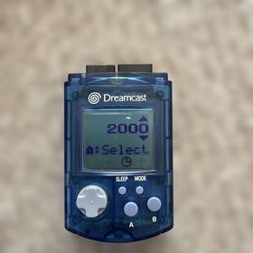 Dreamcast console controller game disc T-stick B memory #ae7a54