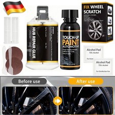 Alufelgen Reparatur Set Alu Felgenreparaturset Kratzer Risse Dellen Fachmann NEU