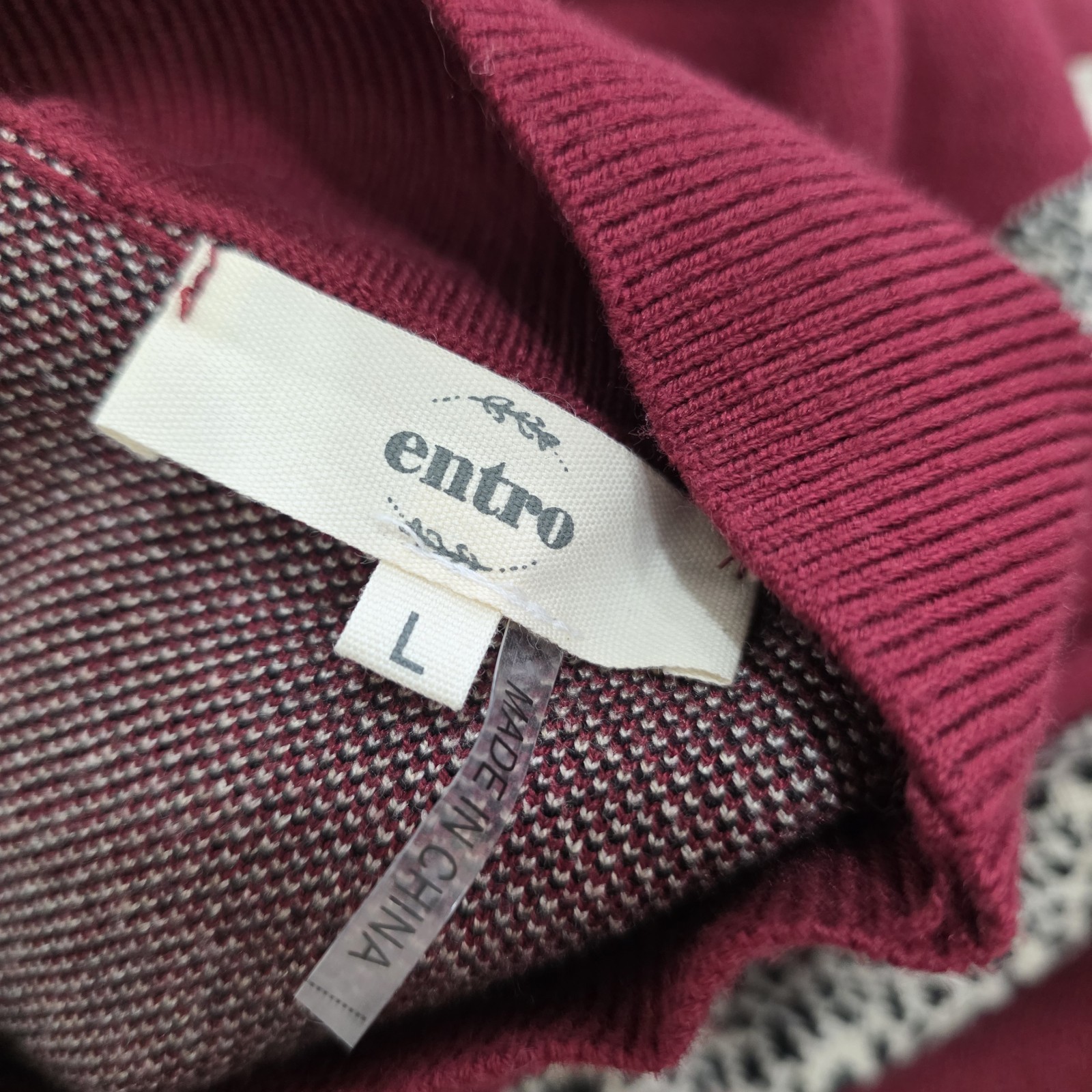 Entro Red Leopards Cheetahs Pattern Oversized Tun… - image 5