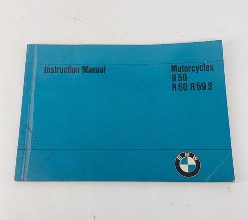 1967 VINTAGE BMW motorcycle instruction manual R 50 R60 R69 S