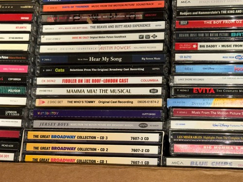 *LOT OF 75 CDS* Movie Soundtrack/Broadway Musicals CD Collection GREAT ...