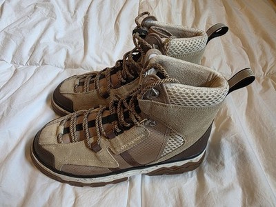 SCOTCH & SODA  ABbASI Mid  Boot Mens SZ  8 HIKING BOOT Beige Suede LASE UP